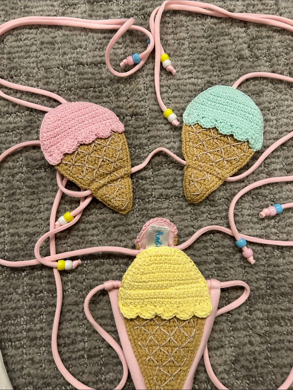 Andi Bagus Sundae Micro Crocheted Bikini